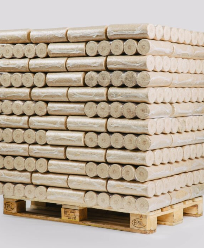 Briquettes-de-bois-(Pellini)-sans-trou-Palette-de-960-Kg