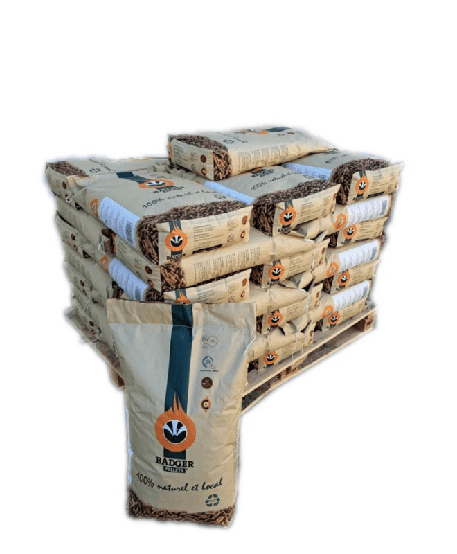 Granulés-bois-BADGER-1/2-Palette-de-36-sacs-de-15-kg